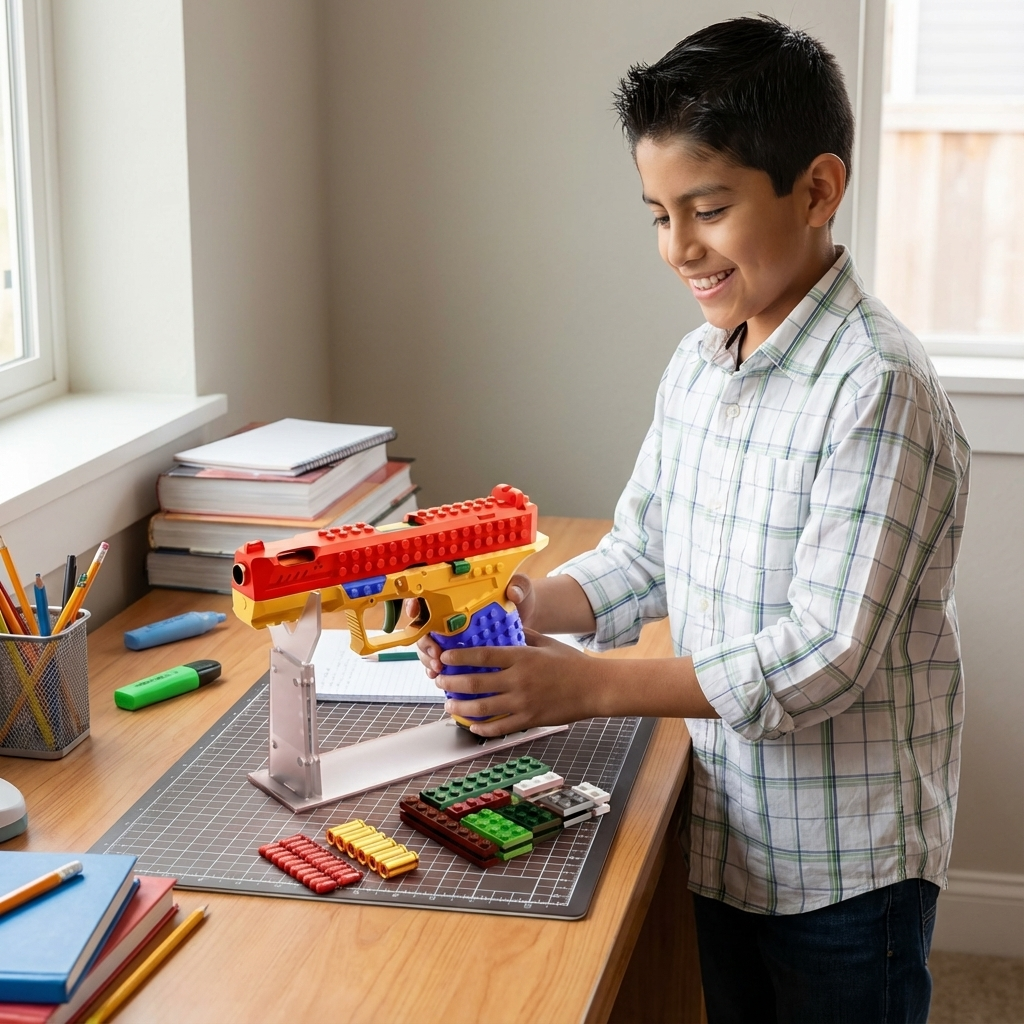 BRICKSHOT™ – Pistola de bloques