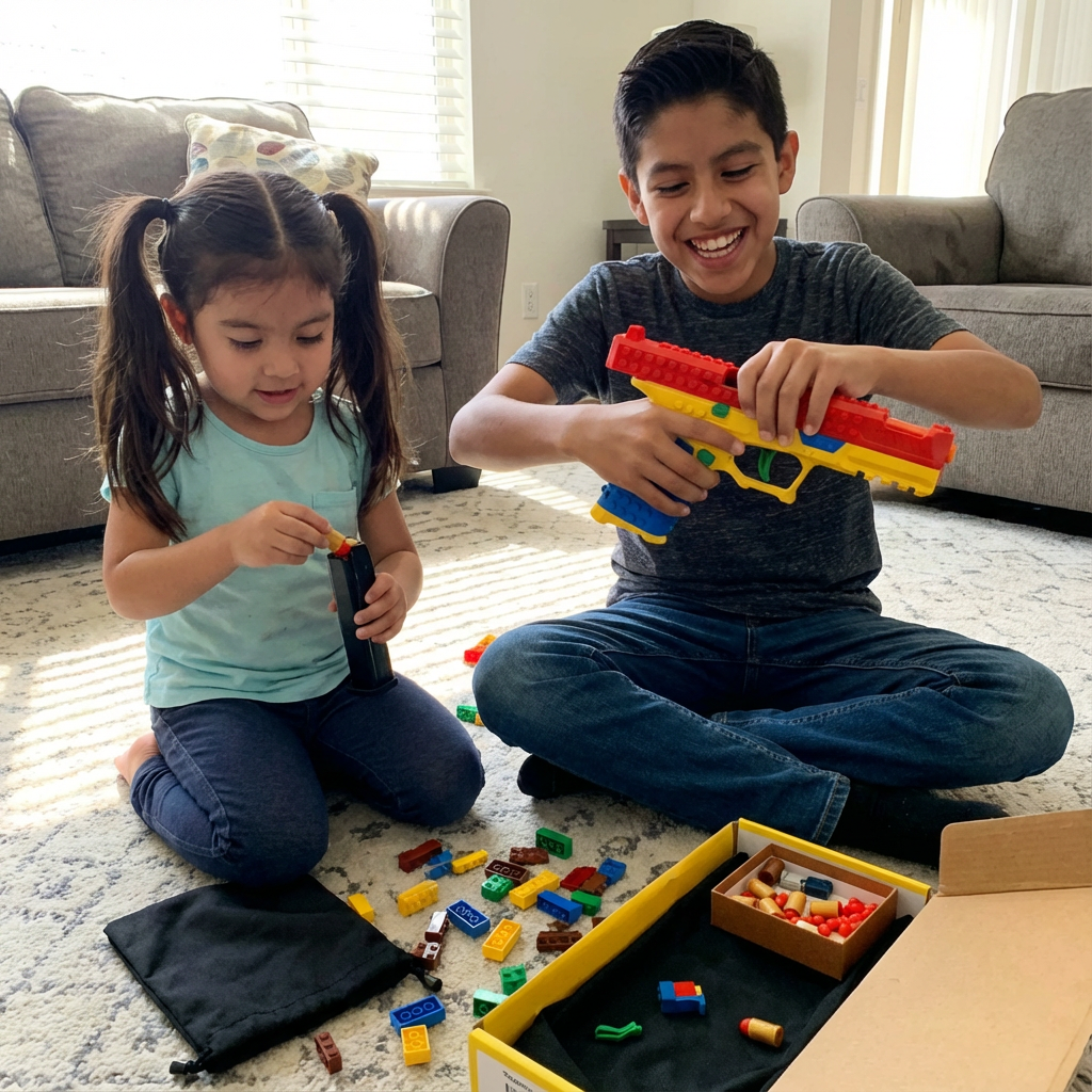 BRICKSHOT™ – Pistola de bloques