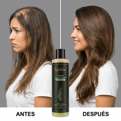 Shampoo de Queratina Hidrolizada con Romero