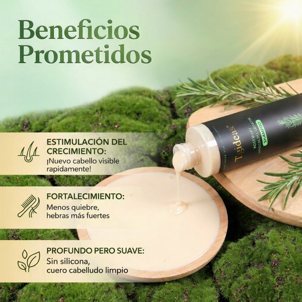 Shampoo de Queratina Hidrolizada con Romero