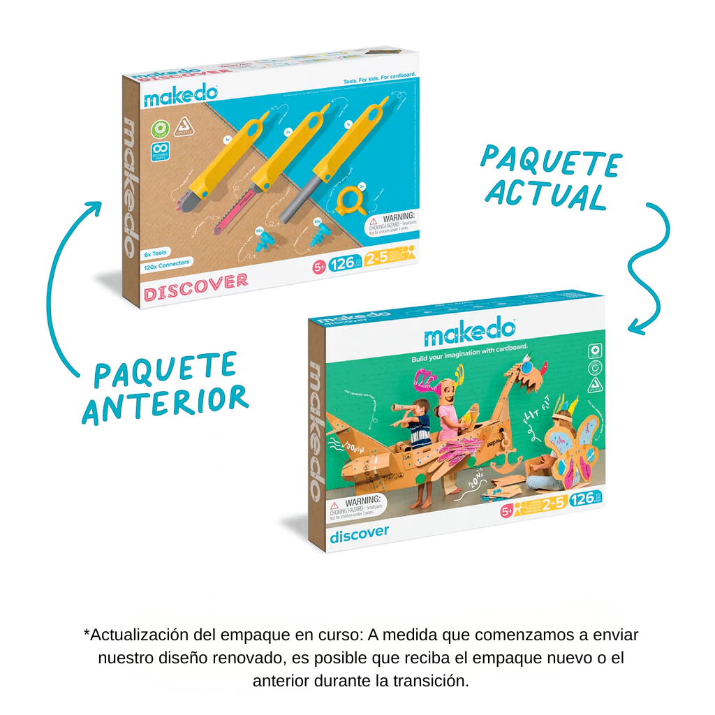 Makedo - Kit Descubre